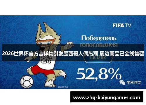 2026世界杯官方吉祥物引发墨西哥人偶热潮 周边商品已全线售罄